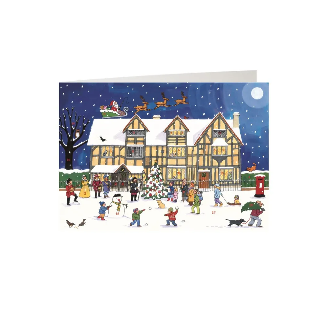 Christmas at the Old Town House Advent Calendar Card