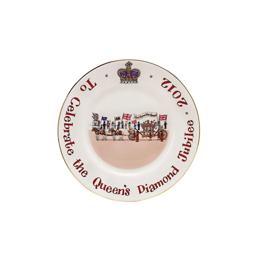 Diamond Jubilee Plate 8"