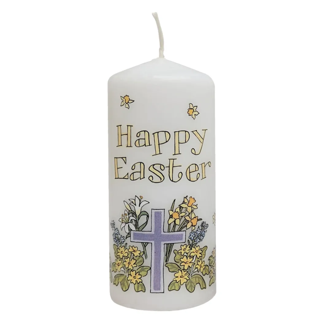 Easter Cross Candle