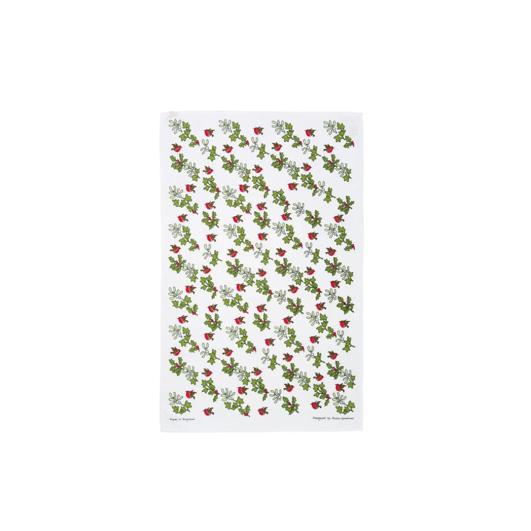 Holly & Ivy Tea Towel