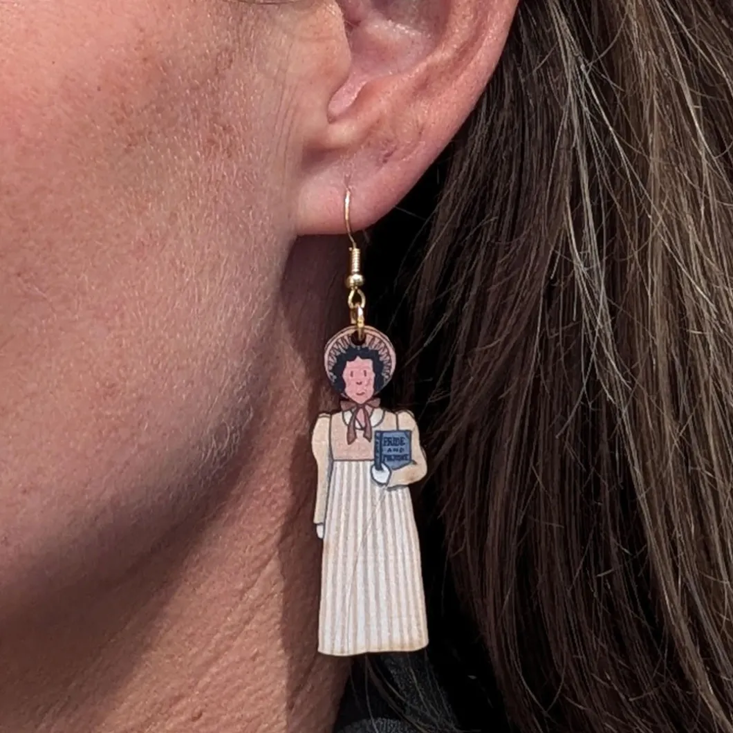 Jane Austen Earrings