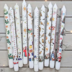 Snowmen Christmas Dinner Advent Candle