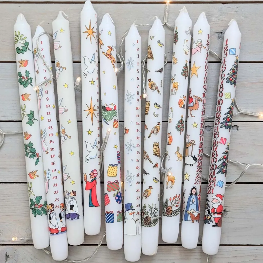 Snowmen Christmas Dinner Advent Candle