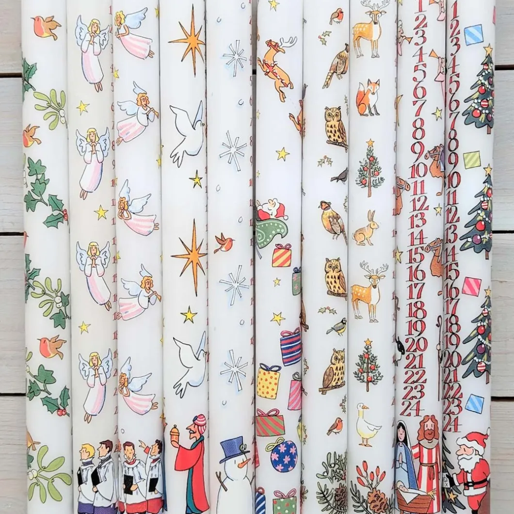 Snowmen Christmas Dinner Advent Candle